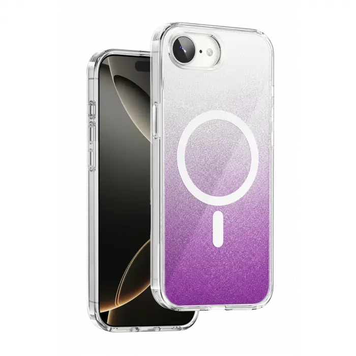 Onegif Apple İphone 17e Sora Simli Magsafe Kapak - Mor