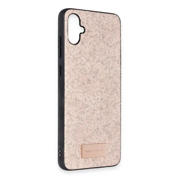 Onegif  Galaxy A05 Bright Simli Kapak - Pembe