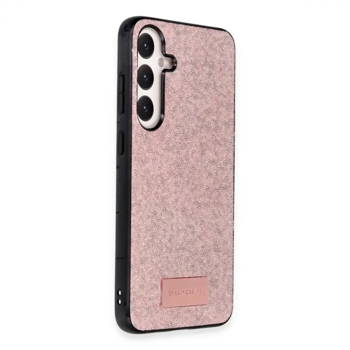 Onegif  Galaxy A05s Bright Simli Kapak - Pembe