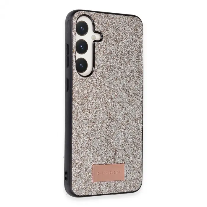 Onegif  Galaxy A25 5g Bright Simli Kapak - Gold