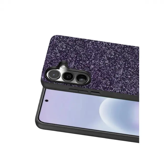 Onegif  Galaxy A57 5g Bright Simli Kapak - Derin Mor