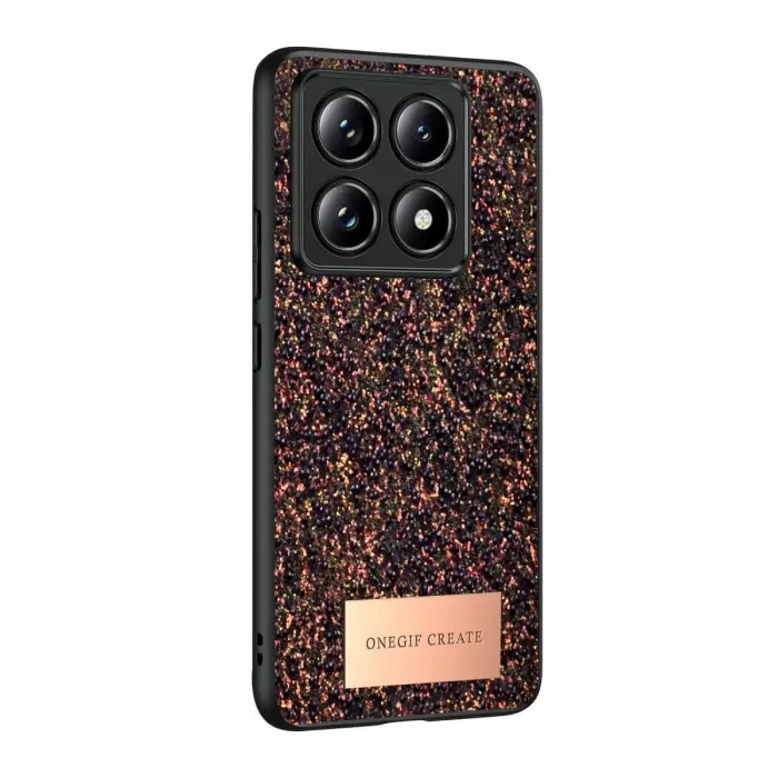Onegif  Mi 14t Pro Bright Simli Kapak - Derin Mor