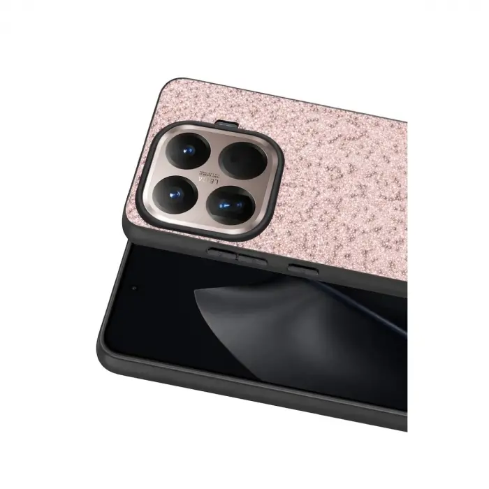 Onegif  Mi 15t Pro Bright Simli Kapak - Pembe