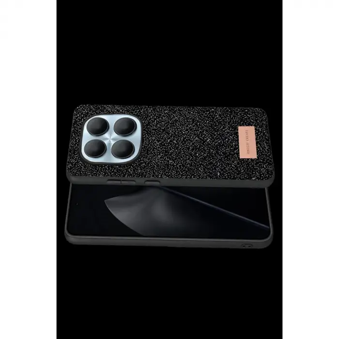 Onegif   Note 15 Pro 5g Bright Simli Kapak - Siyah