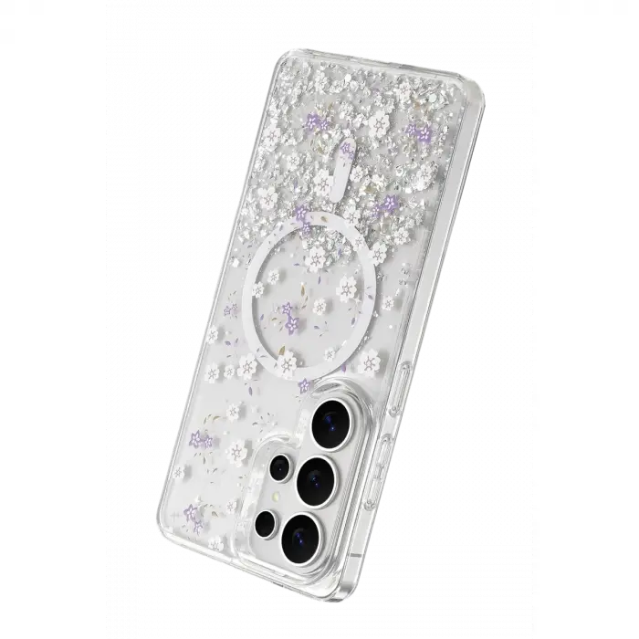 Onegif Samsung Galaxy S26 Ultra Misk Simli Magsafe Kapak - Desen 2