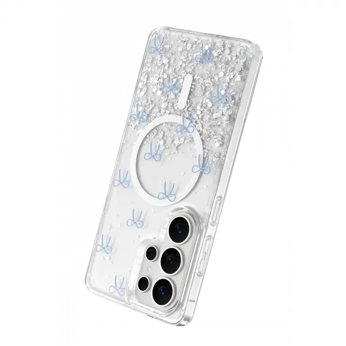 Onegif Samsung Galaxy S26 Ultra Misk Simli Magsafe Kapak - Desen 3