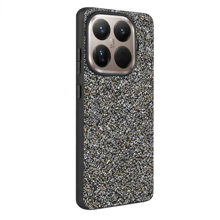Onegif Xiaomi Mi 15t Pro Bright Simli Kapak - Gold