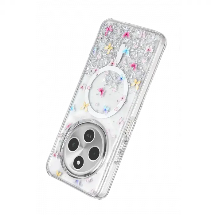 Onegif Xiaomi Redmi 14c Misk Simli Magsafe Kapak - Desen 4