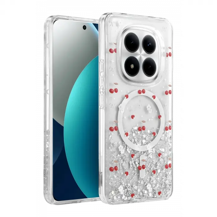 Onegif Xiaomi Redmi Note 15 4g Misk Simli Magsafe Kapak - Desen 5