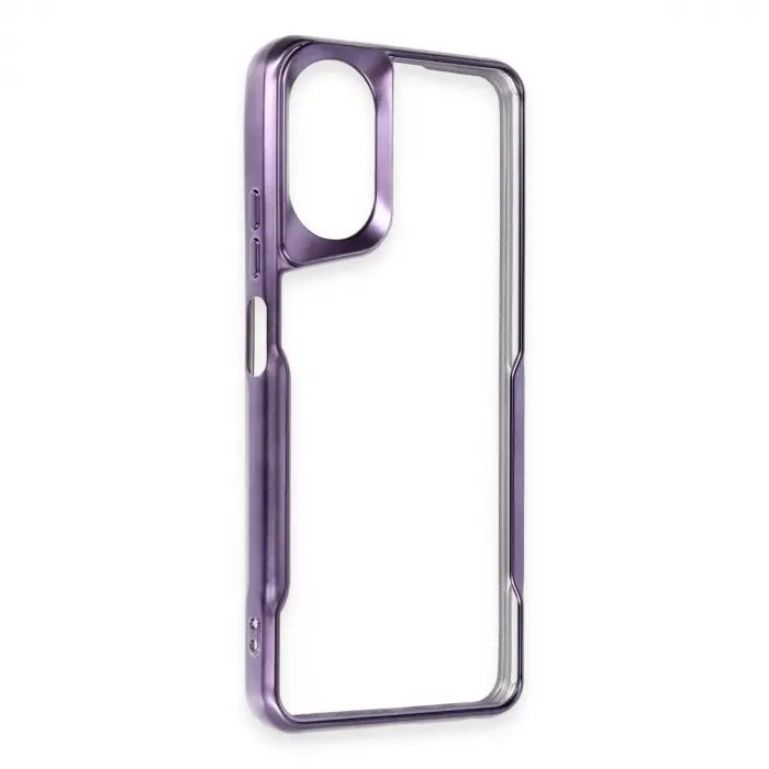 Oppo A38 Kılıf Boyi Silikon Kapak - Derin Mor