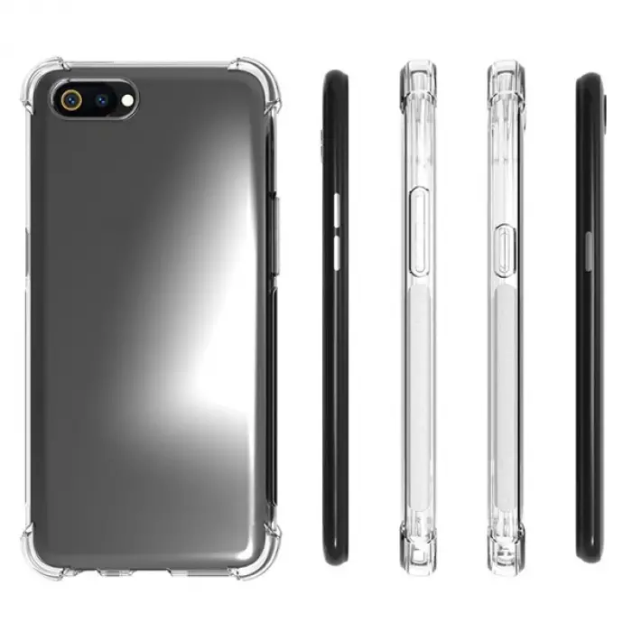 Oppo Realme C2 Anti-Drop Darbe Emici Silikon Kılıf-(5775)