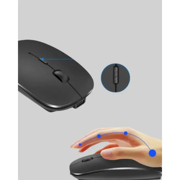 Optik Sensörlü Sessiz Fare – Geniş Uyumluluk ve Ergonomik Yapı
