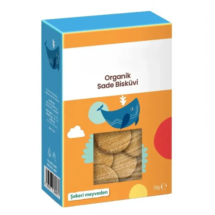 Organik Sade Bisküvi 50gr