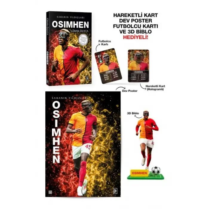 Osimhen - Sahanın Yıldızları - 3D Biblo Hediyeli!