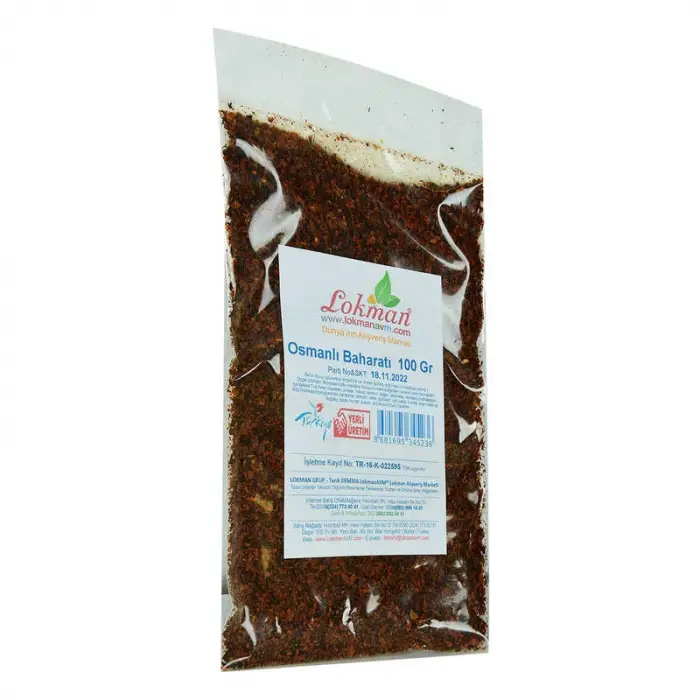 Osmanlı Baharatı Karışımı 100 Gr Paket