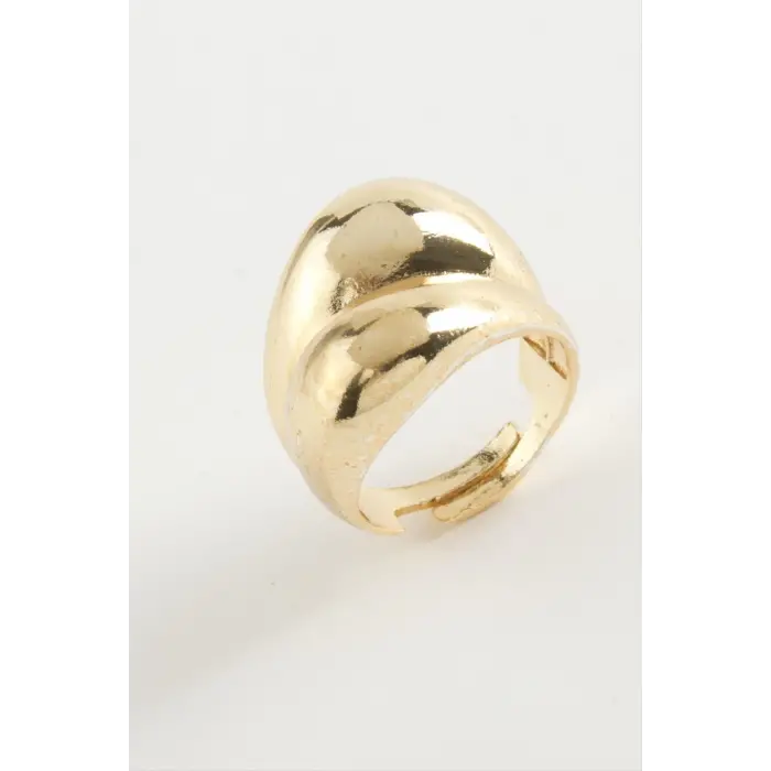 Oval Metal Yüzük