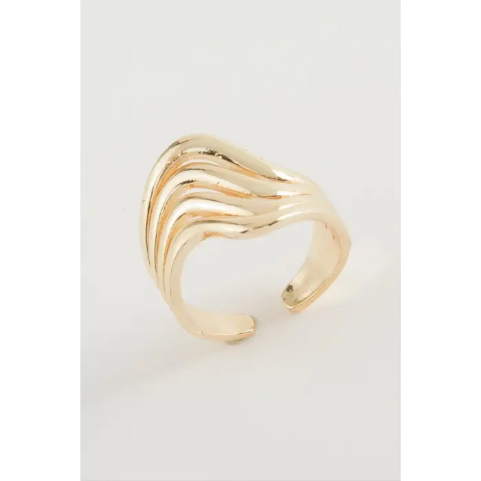 Oval Metal Yüzük