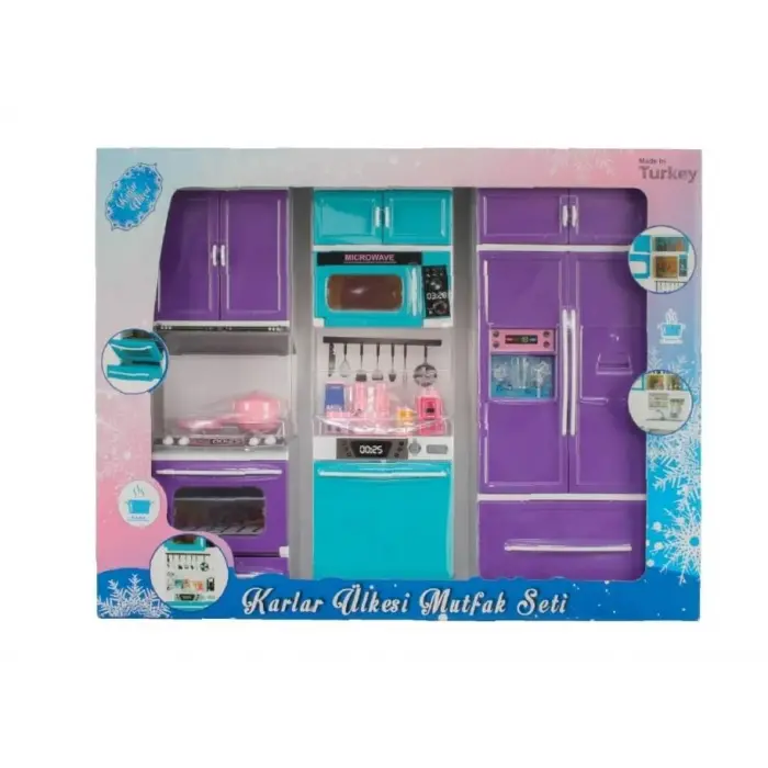 OYD-02348 KARLAR ÜLKESİ 3LÜ DOLAP SETİ-OYD
