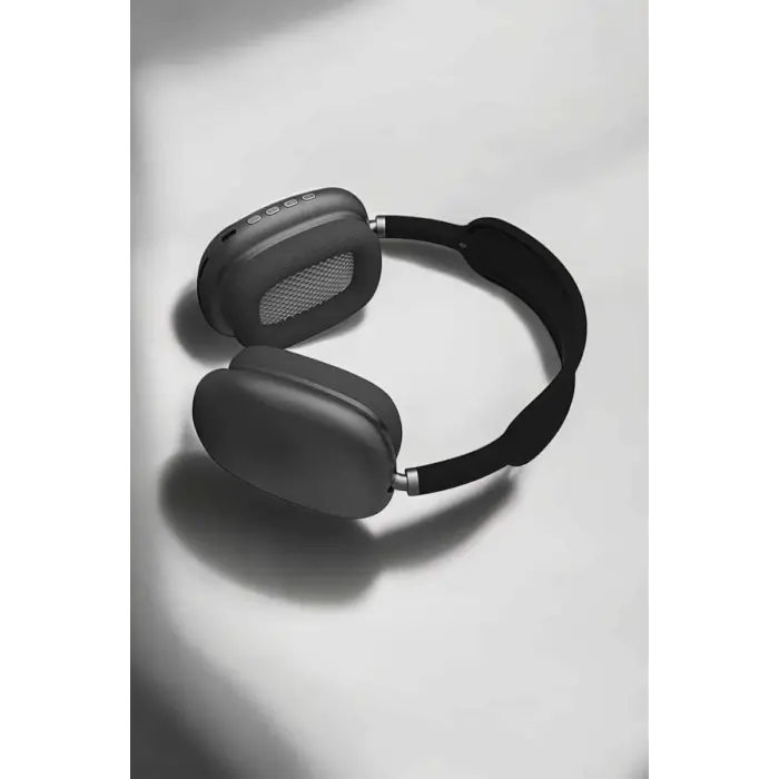 P9 Plus Hi-fi Ses Kalitesi Ayarlanabilir Mikrofonlu Bluetooth Kulaklık Siyah