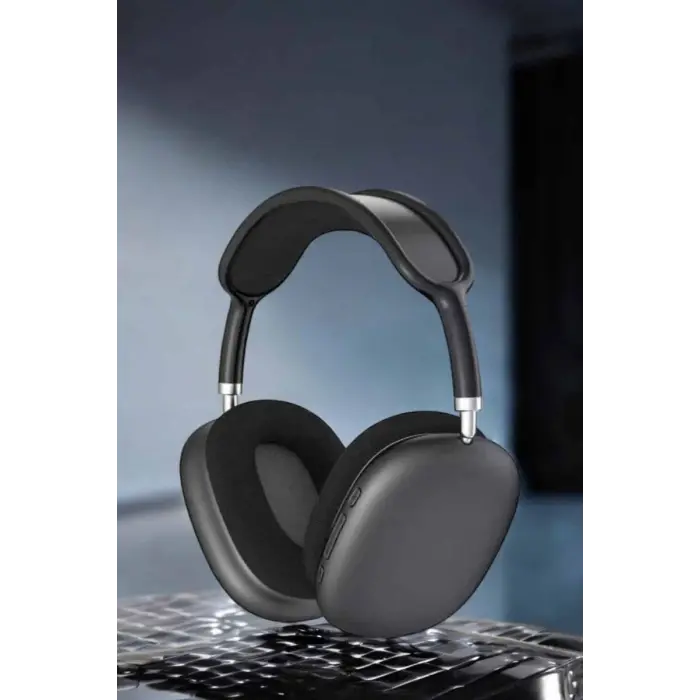 P9 Plus Hi-fi Ses Kalitesi Ayarlanabilir Mikrofonlu Bluetooth Kulaklık Siyah