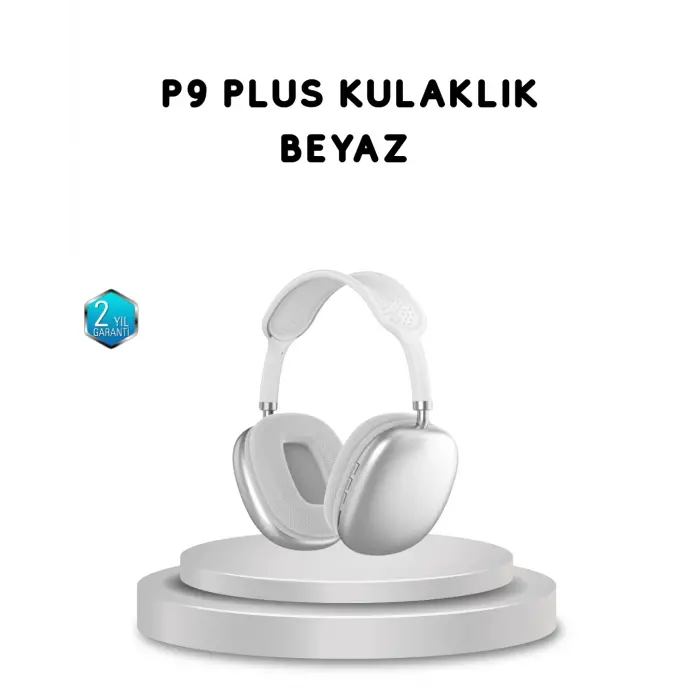 P9 Pro Plus Bluetooth Kulak Üstü Kulaklık –Gürültü Engelleme ve 5 Saat Dinleme Süresi