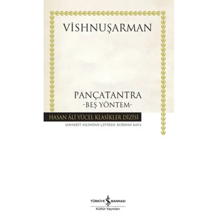 Pançatantra –Beş Yöntem- Hasan Ali Yücel Klasikleri