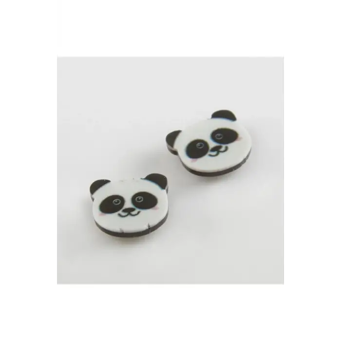Panda Mıknatıslı Plastik Çocuk Küpesi