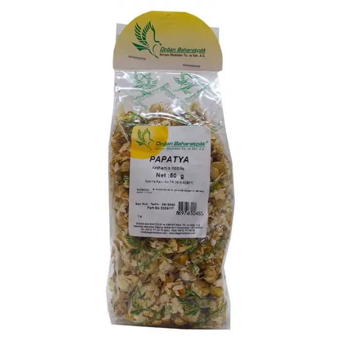 Papatya Çiçeği Doğal 50 Gr Paket