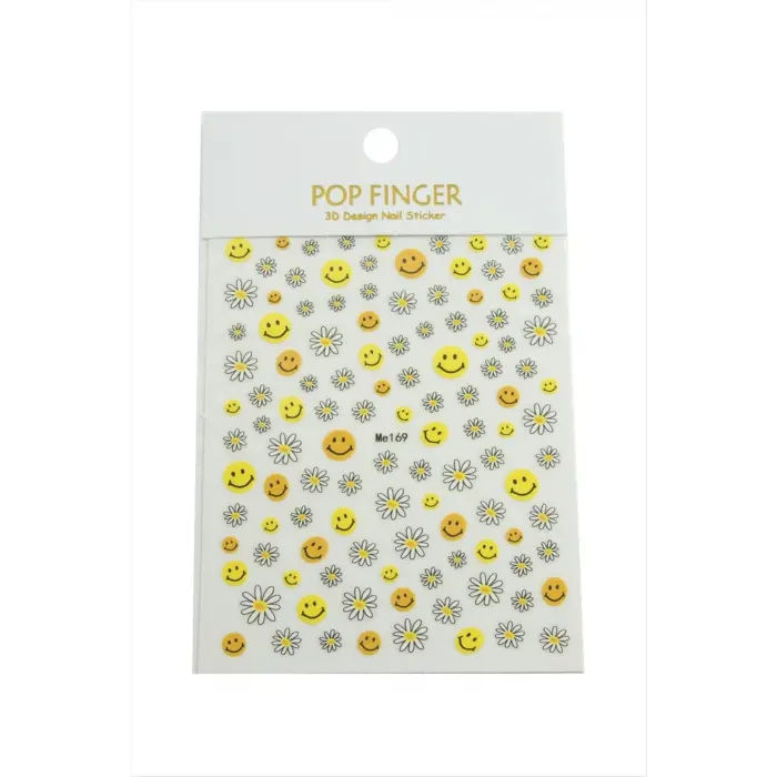 Papatya Emoji Tattoo Dövme Sticker