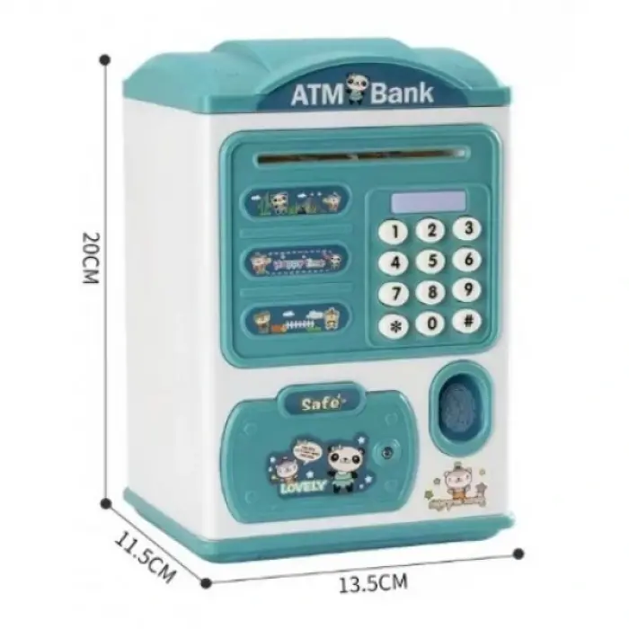 Parmak İzi ve Şifreli Elektronik ATM Kumbara