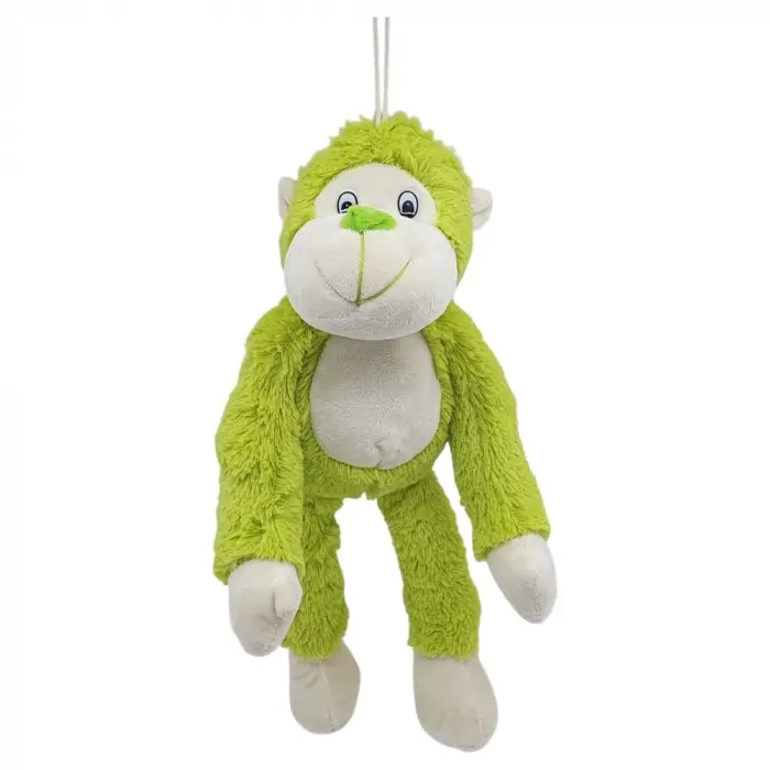 Peluş Maymun 40 cm - Yumuşak Peluş - G5501 - Yeşil - 1 ADET