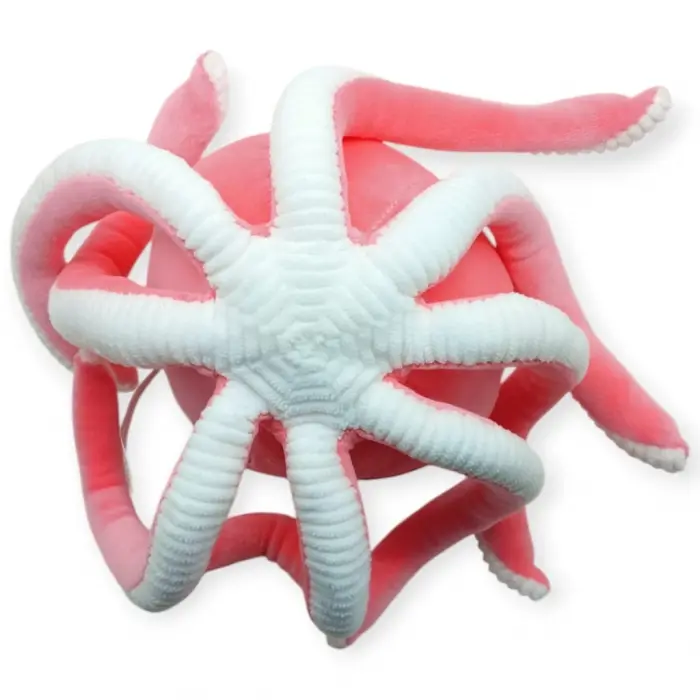 Peluş Sevimli Ahtapot 30 cm - Pembe - 1 ADET