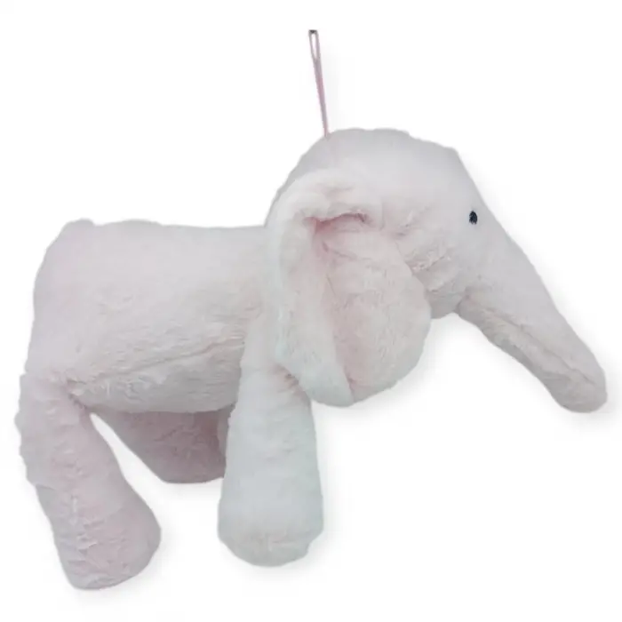 Peluş Sevimli Hayvanlar 65 cm Uyku Arkadaşım Fil - Pembe - 1 ADET