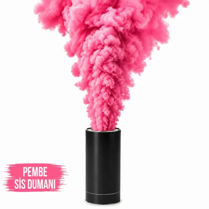 Pembe Renk Sis Bombası Pembe Duman 1 Adet