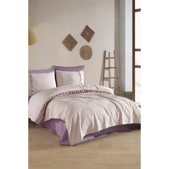 Pike Takımı Çift Kişilik Bohemline V8 Taş Rengi