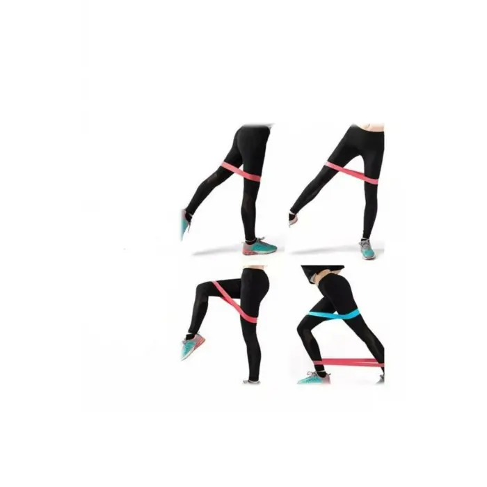 Pilates Squat Aerobik Direnç Lastiği 5 Li Paket