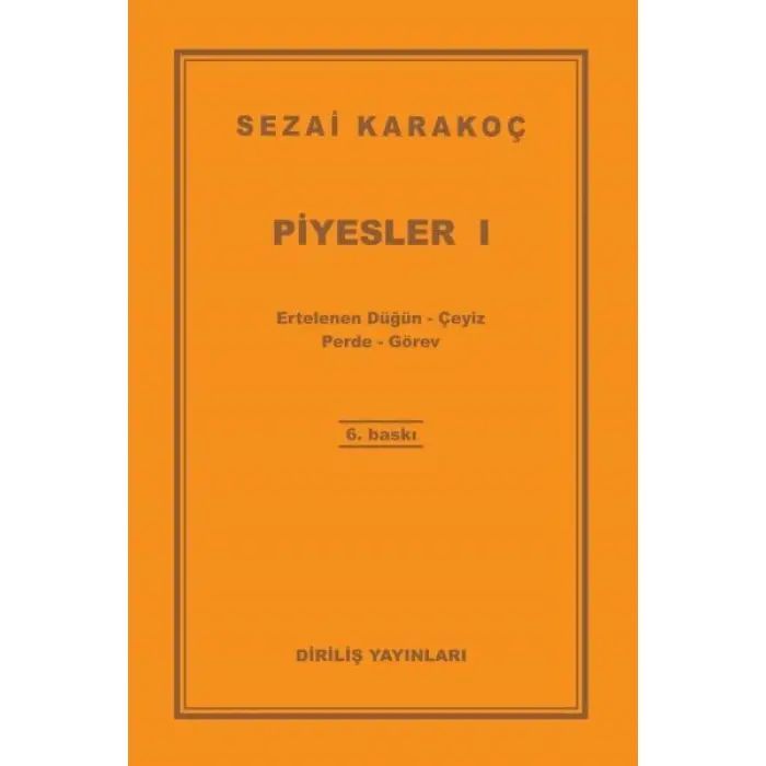 Piyesler 1