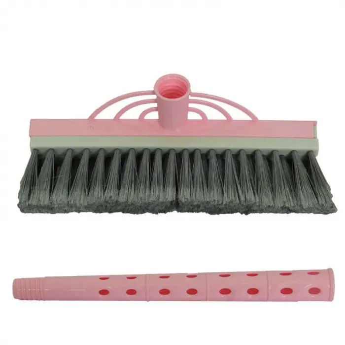 Plastik Fırçalı Saplı Camsil Set Karışık Renk Kod-170