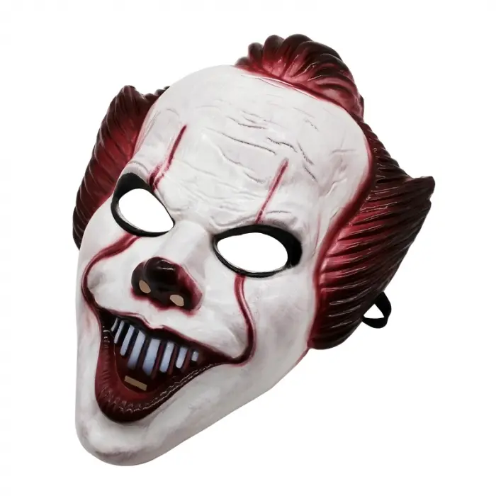Plastik Joker Maskesi Killer Palyaço Maskesi Bx40