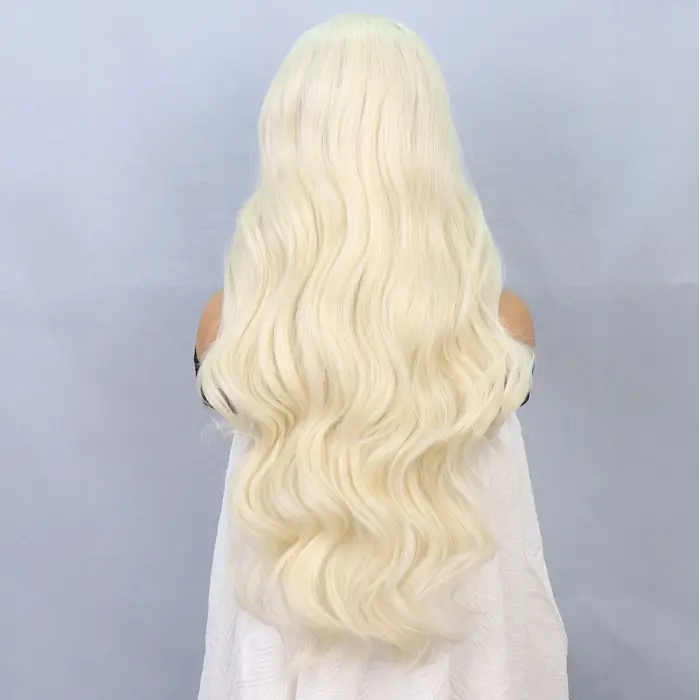 Platin Fiber Sen Front Lace Tül Peruk
