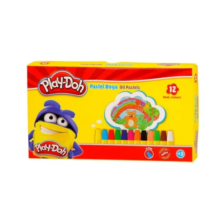 Play-Doh 12 Renk Pastel Boya