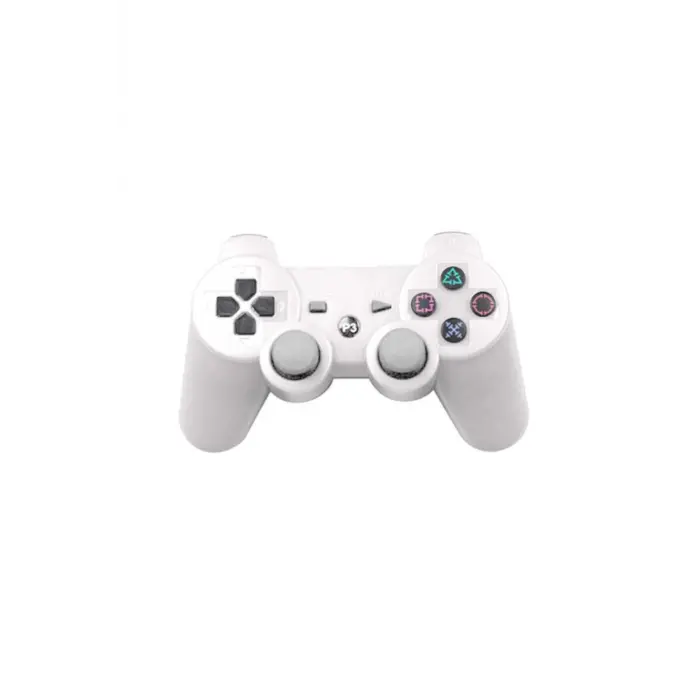 Playstation 3 uyumlu beyaz bluetooth joystick kablosuz bağlantılı oyun kolu - Elektronik
