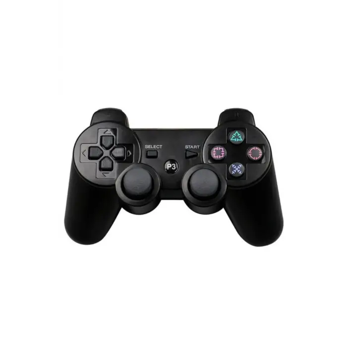 Playstation 3 uyumlu siyah bluetooth joystick, kablosuz bağlantı, 2 yıl garantili