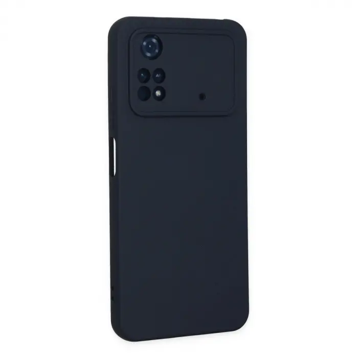 Po M4 Pro 4g Kılıf Nano İçi Kadife  - Lacivert