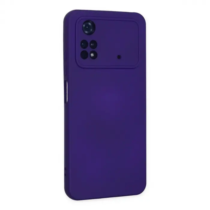 Po M4 Pro 4g Kılıf Nano İçi Kadife  - Mor