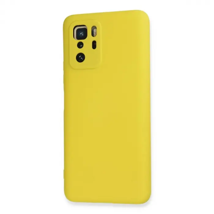 Po X3 Gt Kılıf Nano İçi Kadife  - Sarı
