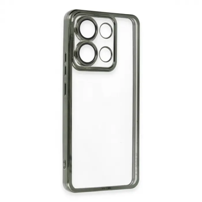 Po X6 Pro Kılıf  Lensli  - Yeşil