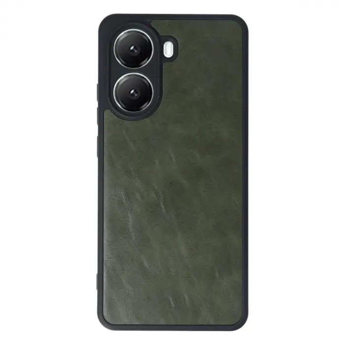 Po X7 Pro Kılıf Aras Deri Kapak - Koyu Yeşil