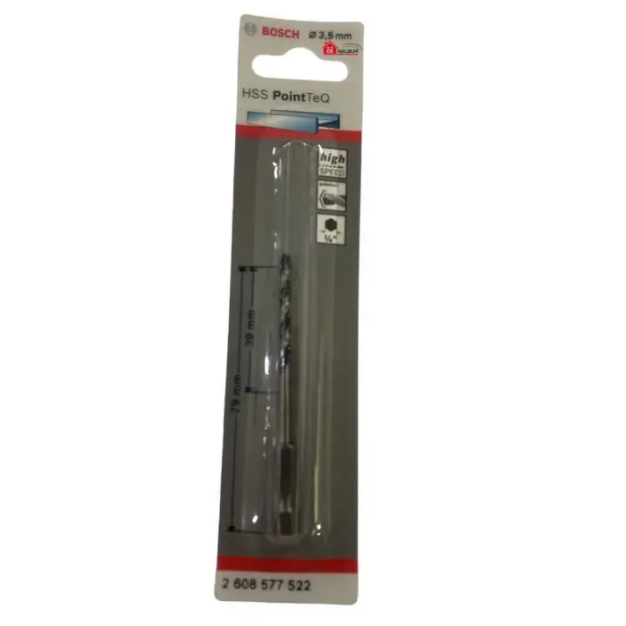 Pointteq Altıgen Şaftlı Hss Matkap Ucu 3,5 mm