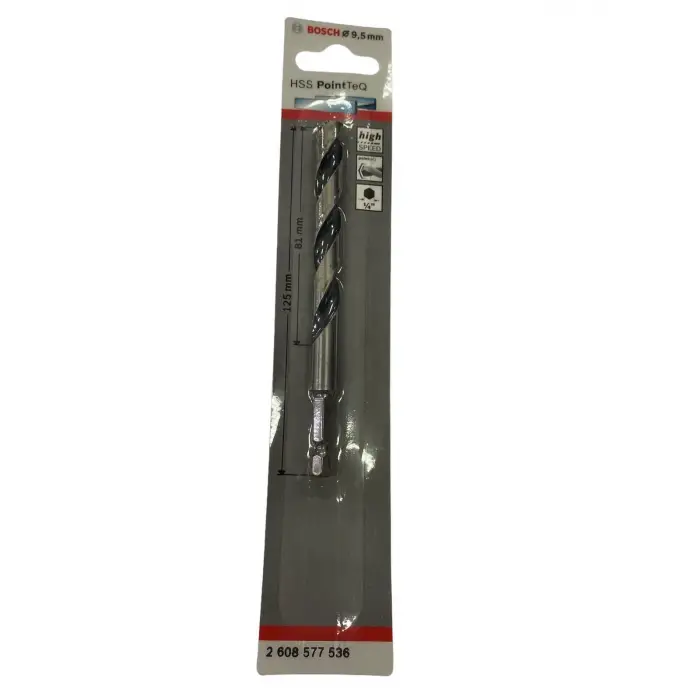 Pointteq Altıgen Şaftlı Hss Matkap Ucu 9,5 mm